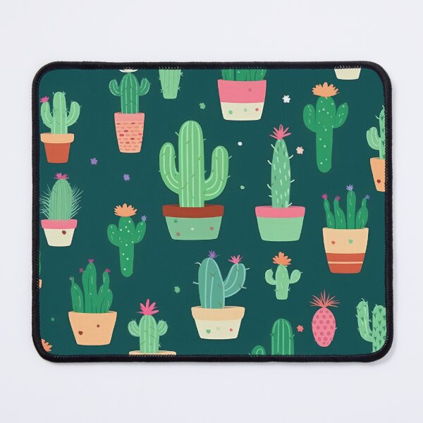 Item preview, Serenity in Spines: A Cactus Kaleidoscope designed and sold by SpicyGraphicArt.