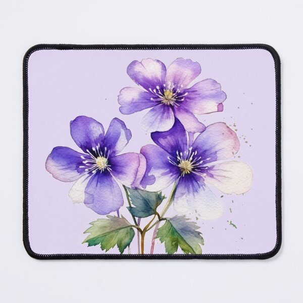 Item preview, Violet Flowers designed and sold by illustratious.