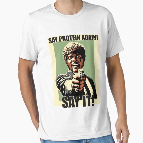 Vista previa del artículo con la obra «Funny Vegan Saying - Dígale a Protein Again», diseñado y vendido por quinoastyle.