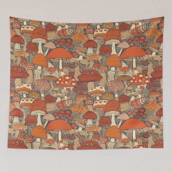 Item preview, Retro Mushrooms designed and sold by PietyandDesire.