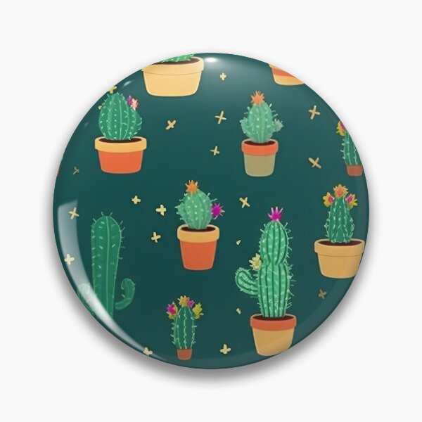 Item preview, Serenity in Spines: A Cactus Kaleidoscope designed and sold by SpicyGraphicArt.