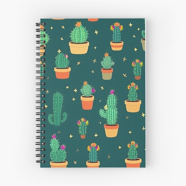 Item preview, Serenity in Spines: A Cactus Kaleidoscope designed and sold by SpicyGraphicArt.