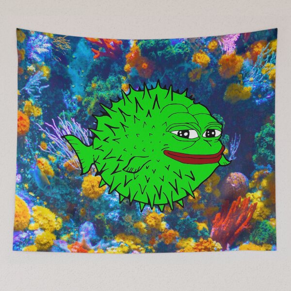 Item preview, Blowfish Pepe Puffer Fish designed and sold by Slav-Art.
