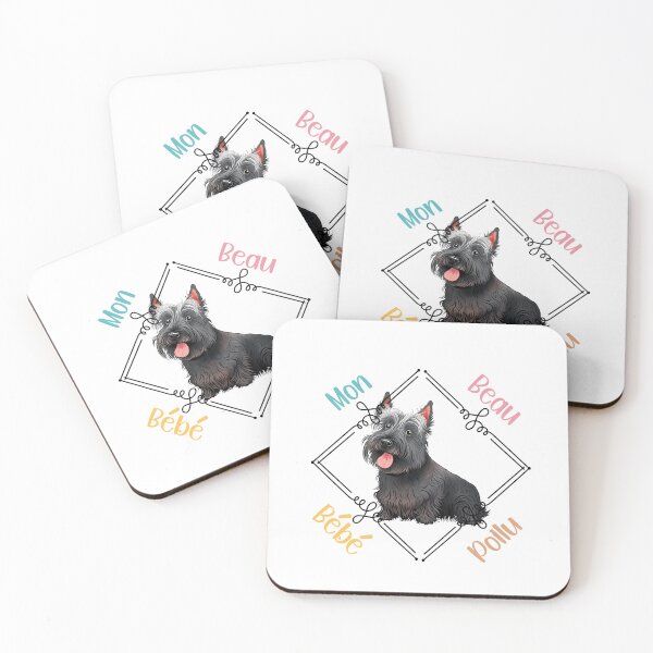 Item preview, Scottish Terrier my beautiful hairy baby for Terrier lovers, in French. scottish terrier designed and sold by isaweb.
