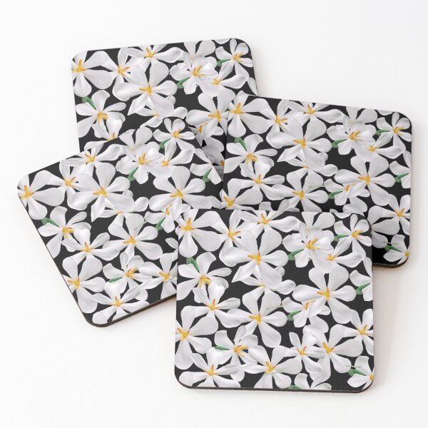 Item preview, Beautiful and real pure white blooming jasmine flowers  designed and sold by TheSeasonalYard.