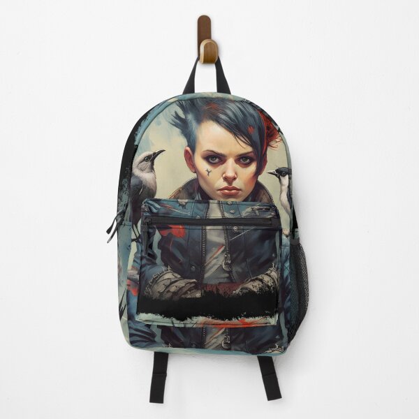 Item preview, Punk lady with her pets designed and sold by Art Happens.