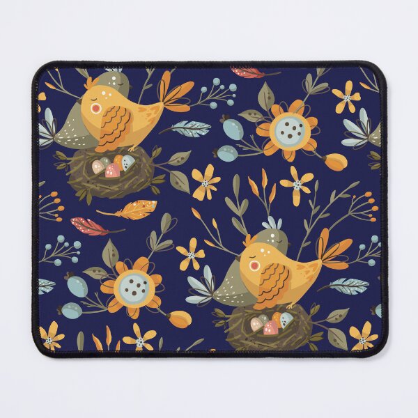 Item preview, Aves y flores estampadas designed and sold by moriahvanta.