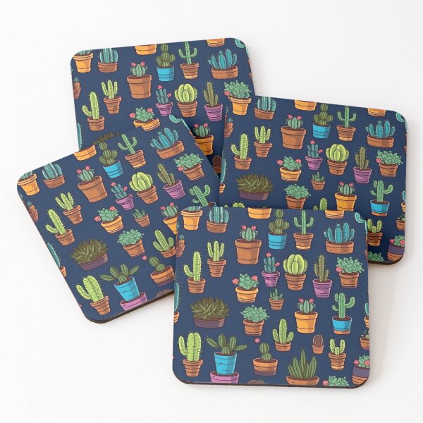 Item preview, Serenity in Spines: A Cactus Kaleidoscope designed and sold by SpicyGraphicArt.