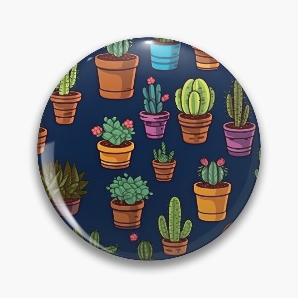 Item preview, Serenity in Spines: A Cactus Kaleidoscope designed and sold by SpicyGraphicArt.