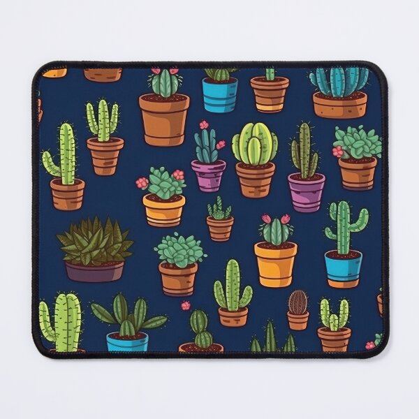 Item preview, Serenity in Spines: A Cactus Kaleidoscope designed and sold by SpicyGraphicArt.