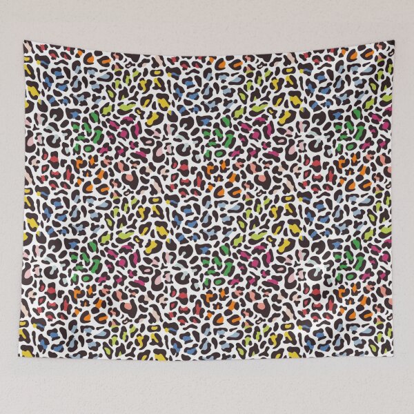 Item preview, leopard print summer colours designed and sold by frauenbrauen.
