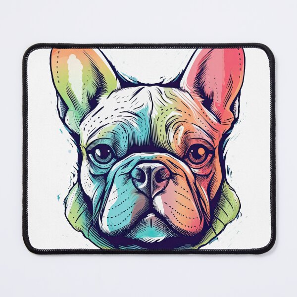 Item preview, French Bulldog Perloved K-9 Dog masterpiece: Charming masterpiece Portrait & uniqueized Illustration masterpieces for Dog Owners and Lovers designed and sold by DooodleGod.