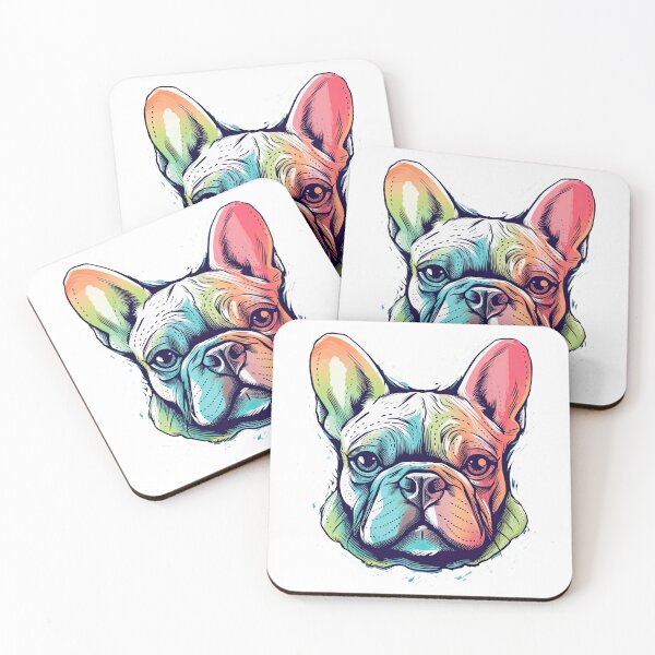 Item preview, French Bulldog Perloved K-9 Dog masterpiece: Charming masterpiece Portrait & uniqueized Illustration masterpieces for Dog Owners and Lovers designed and sold by DooodleGod.
