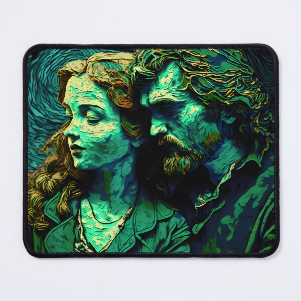 Item preview, Lovers in impressionist style designed and sold by giggles-omg.