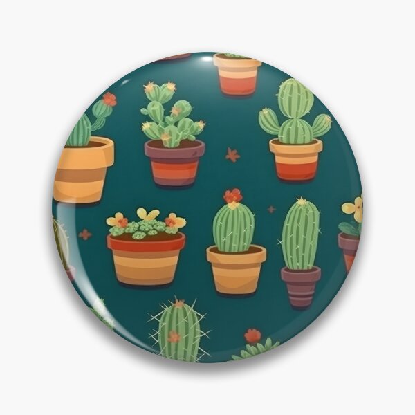 Item preview, Serenity in Spines: A Cactus Kaleidoscope designed and sold by SpicyGraphicArt.