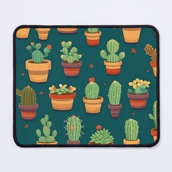 Item preview, Serenity in Spines: A Cactus Kaleidoscope designed and sold by SpicyGraphicArt.