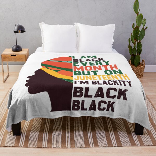 Item preview, Juneteenth Black History Month I Am Black Every Month designed and sold by jourify.