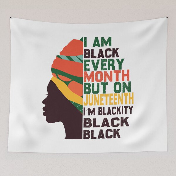 Item preview, Juneteenth Black History Month I Am Black Every Month designed and sold by jourify.