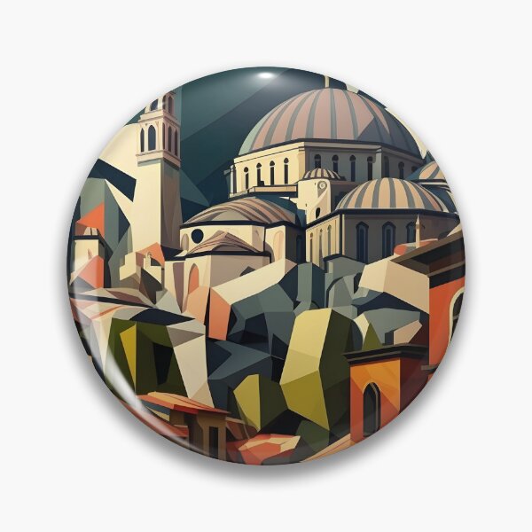 Item preview, Istanbul in cubism style 3 designed and sold by giggles-omg.