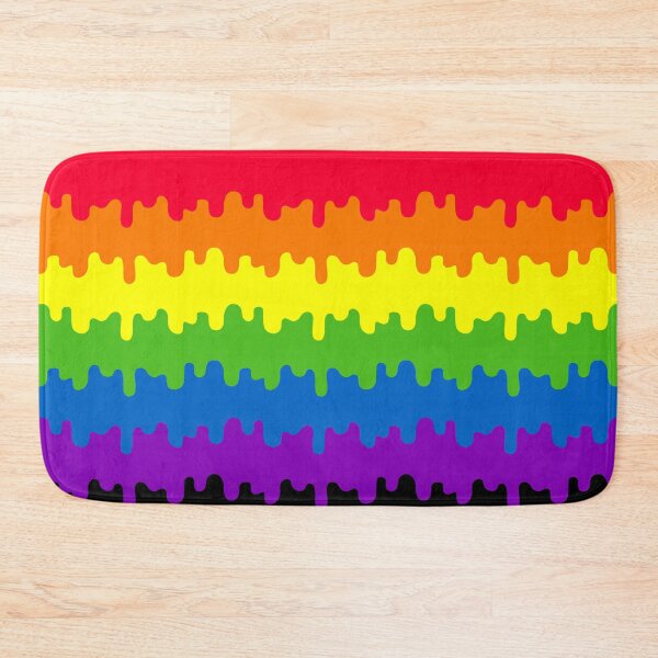 Item preview, LGBTQ Rainbow Pride Flag Melting Pattern designed and sold by sunburstdesigns.