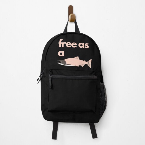 Item preview, Free as a fish, black : Original design that will make you feel free and happy designed and sold by DStudioArt.