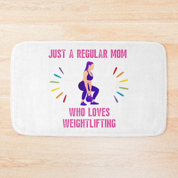 Item preview, A regular mom who loves weightlifting - Morning workout designed and sold by AdiRemba.