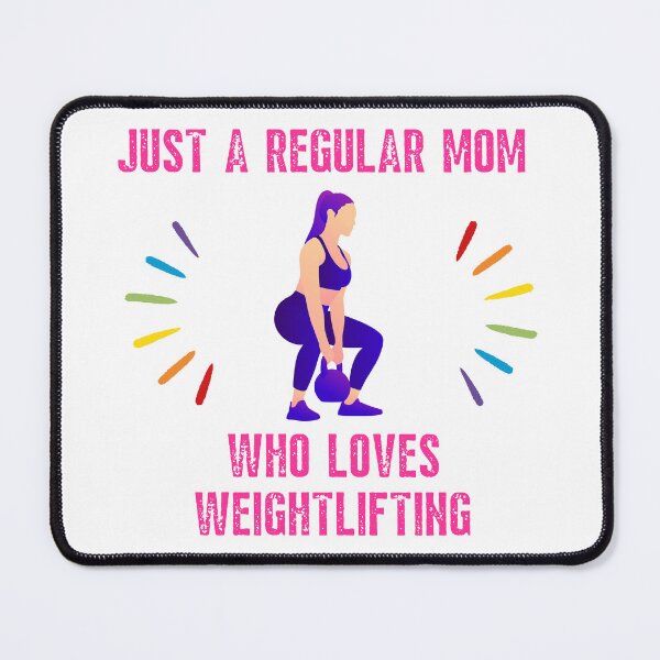 Item preview, A regular mom who loves weightlifting - Morning workout designed and sold by AdiRemba.