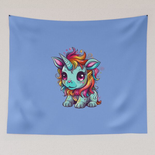 Item preview, ErSa Solutions - Magic Unicorn - Cute Unicorn Paint - Abstract Colors - Gift Idea designed and sold by ErSaSolutions.