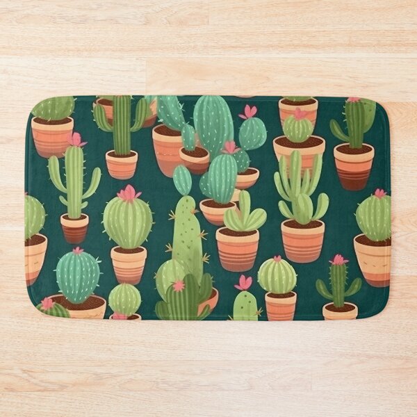 Item preview, Serenity in Spines: A Cactus Kaleidoscope designed and sold by SpicyGraphicArt.