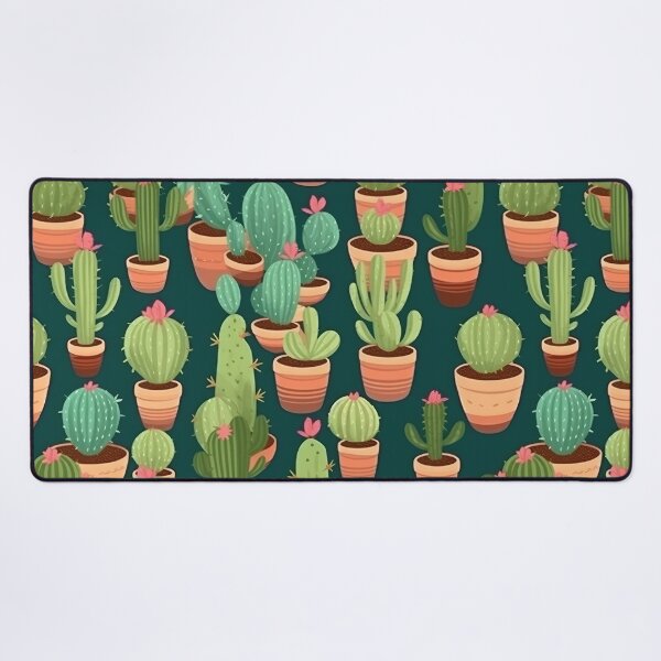 Item preview, Serenity in Spines: A Cactus Kaleidoscope designed and sold by SpicyGraphicArt.