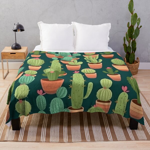 Item preview, Serenity in Spines: A Cactus Kaleidoscope designed and sold by SpicyGraphicArt.