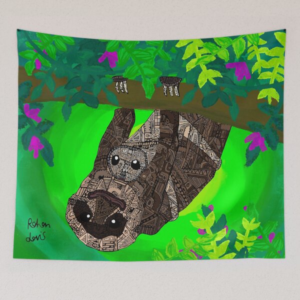 Item preview, Robot mum and baby sloth designed and sold by Rohans-Drawings.