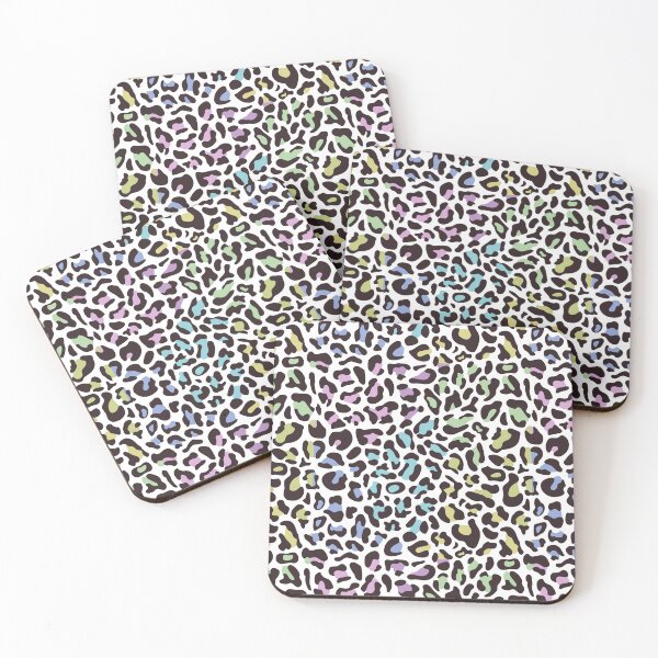 Item preview, leopard print pastel colours designed and sold by frauenbrauen.