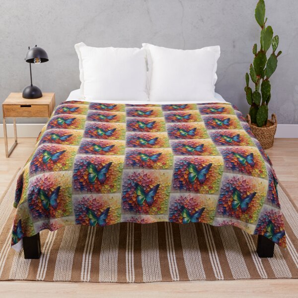 Item preview, Rainbow butterflies with colorful rainbow boho colors designed and sold by Earth Nature Creations.