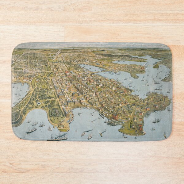 Item preview, Vintage Sydney Australia Map (1888) New South Wales Capital City Atlas designed and sold by BravuraMedia.
