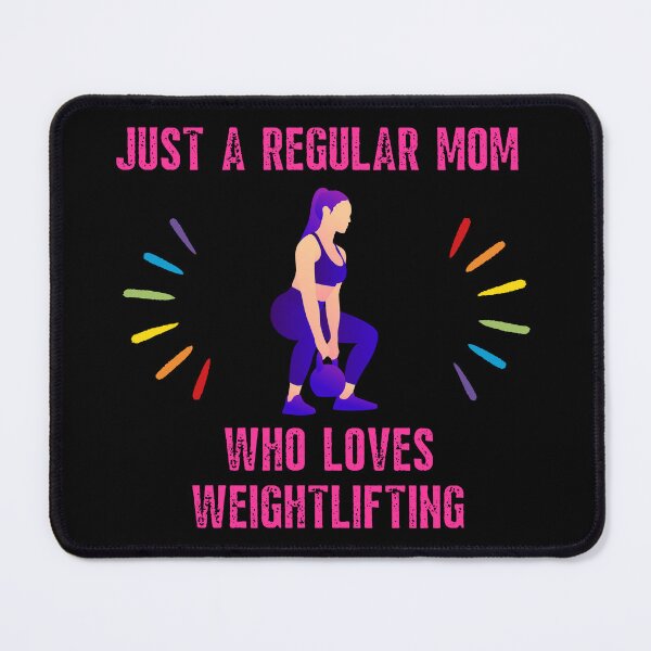 Item preview, A regular mom who loves weightlifting - Evening workout designed and sold by AdiRemba.