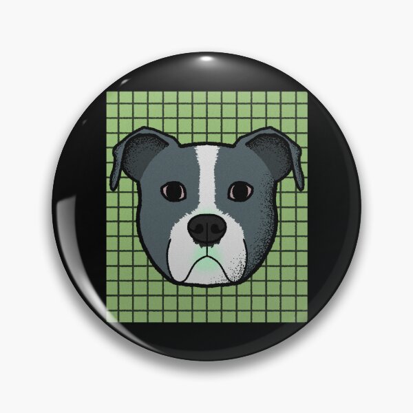 Item preview, Cute Dog Pitbull Vintage Grunge Illustrated designed and sold by Cayden Colias.