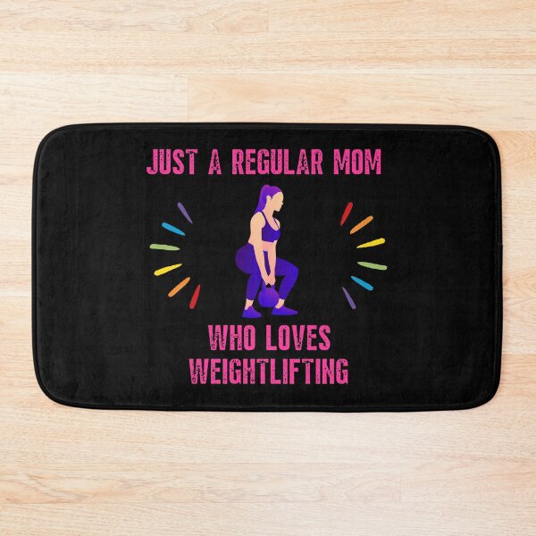 Item preview, A regular mom who loves weightlifting - Evening workout designed and sold by AdiRemba.