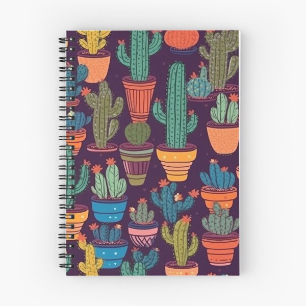 Item preview, Serenity in Spines: A Cactus Kaleidoscope designed and sold by SpicyGraphicArt.