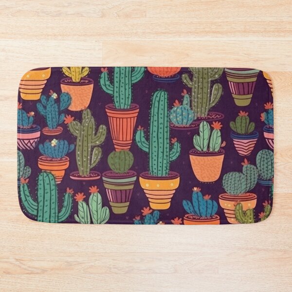 Item preview, Serenity in Spines: A Cactus Kaleidoscope designed and sold by SpicyGraphicArt.
