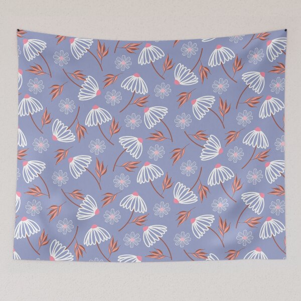 Item preview, Daisy Flower - MatteBlue designed and sold by JaselviiStudio.