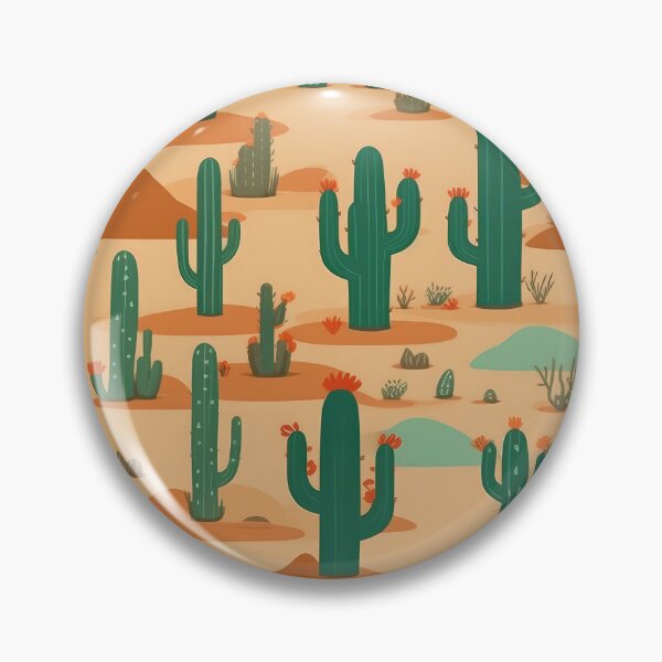 Item preview, Serenity in Spines: A Cactus Kaleidoscope designed and sold by SpicyGraphicArt.