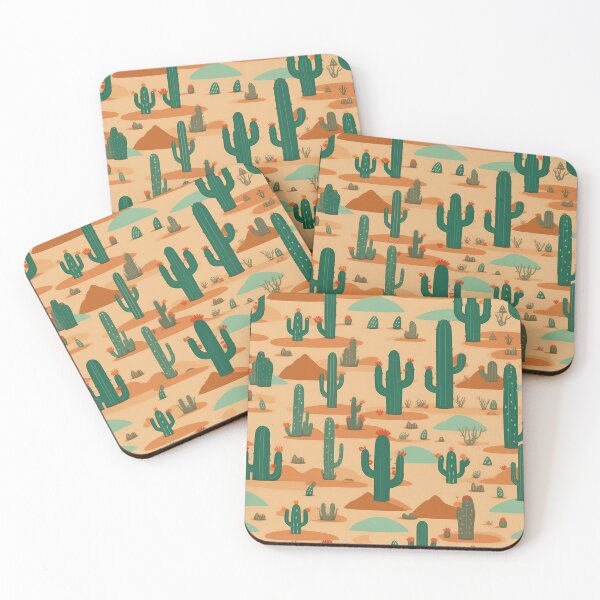Item preview, Serenity in Spines: A Cactus Kaleidoscope designed and sold by SpicyGraphicArt.