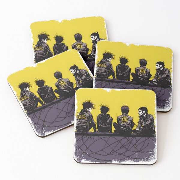 Item preview, Young punks sitting on a wall designed and sold by Art Happens.