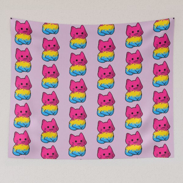 Item preview, Pan Pride Cat designed and sold by xCrypticCatx.