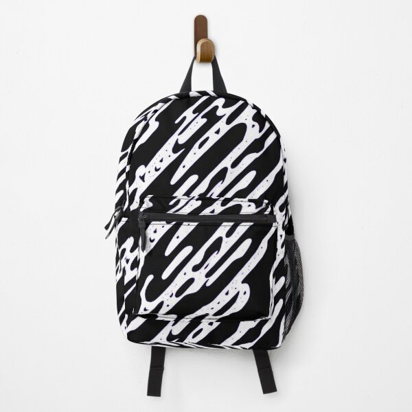 Item preview, black and white with a hint of blue pattern designed and sold by LorrieBee.