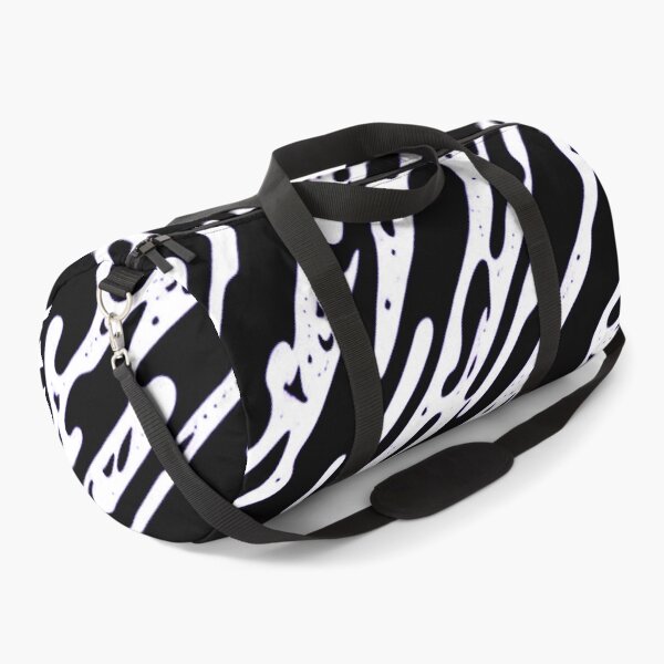Item preview, black and white with a hint of blue pattern designed and sold by LorrieBee.