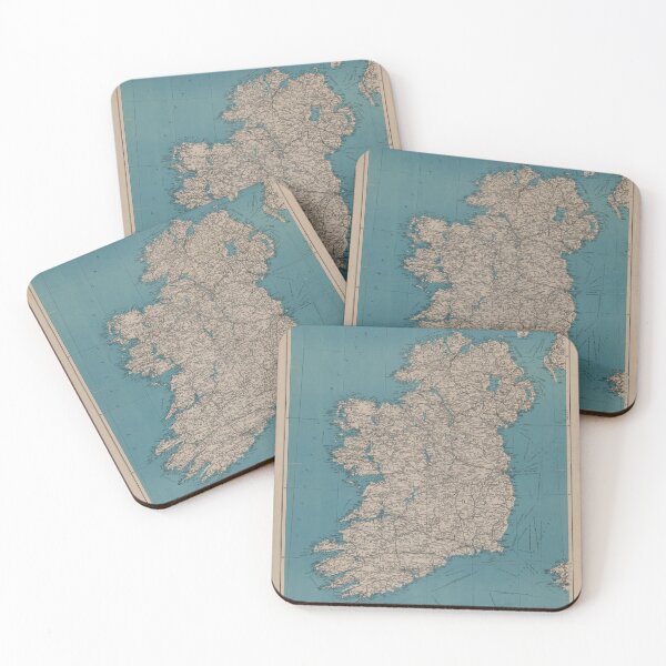 Item preview, Vintage Ireland Map (1925) Old Irish British Isle Atlas designed and sold by BravuraMedia.
