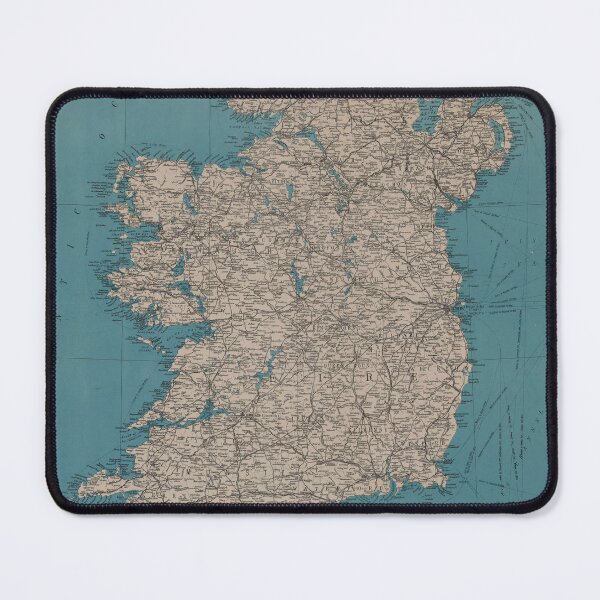 Item preview, Vintage Ireland Map (1925) Old Irish British Isle Atlas designed and sold by BravuraMedia.