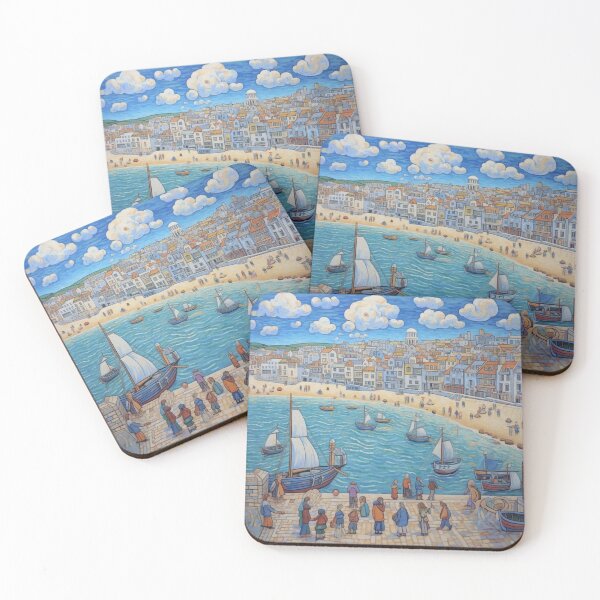 Item preview, Summer Day at St Ives, Cornwall designed and sold by EpicFoxArt.